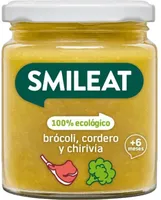 Tarrito ecológico de brócoli, cordero y chirivía