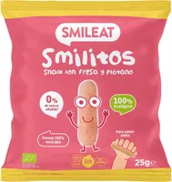 Smilitos snack con fresa y platano