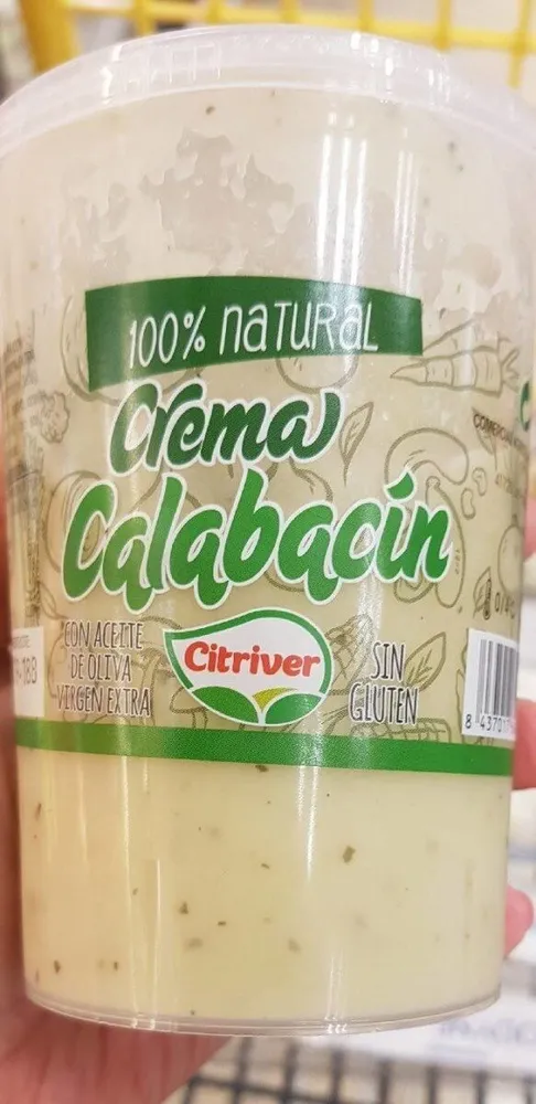 Crema de calabacin