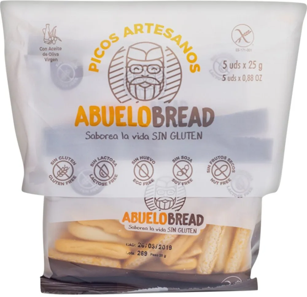 Picos artesanos sin gluten