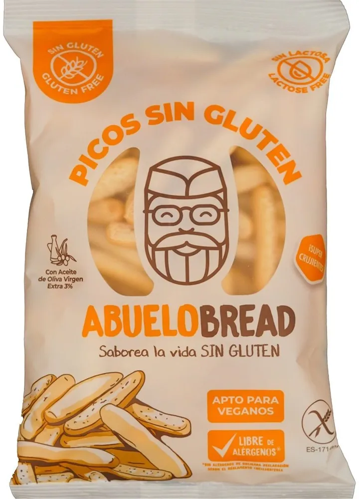 Picos artesanos con aceite de oliva virgen virgen extra sin gluten