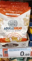 SNACK SABOR QUESO SIN GLUTEN ABUELO BREAD 50G