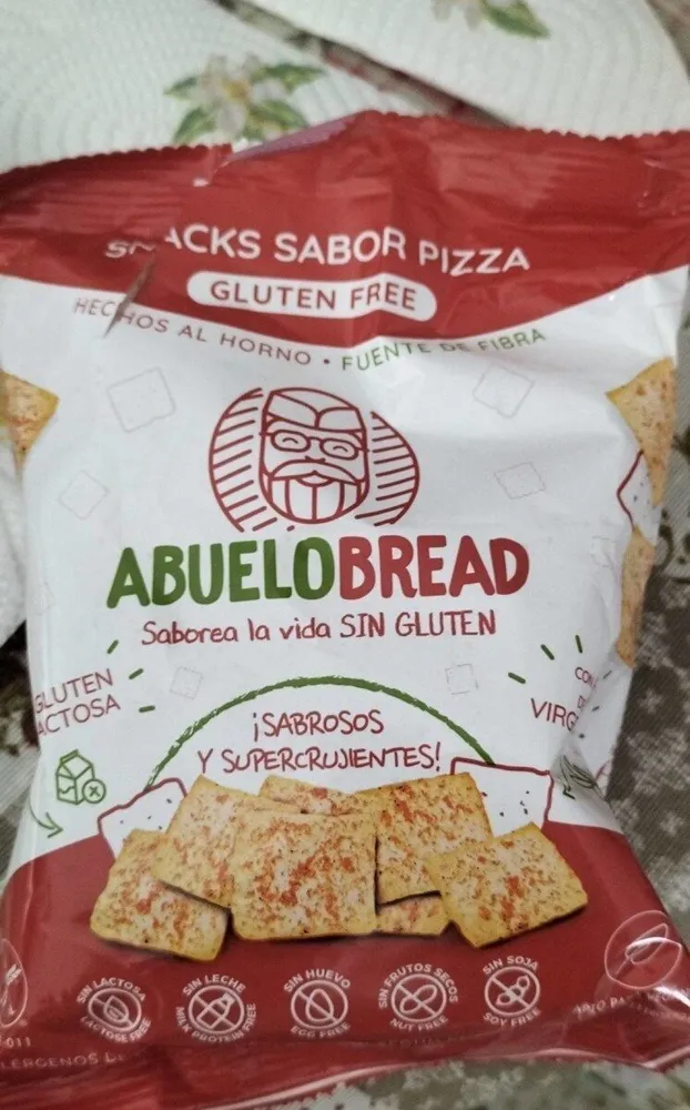 Snack sabor pizza