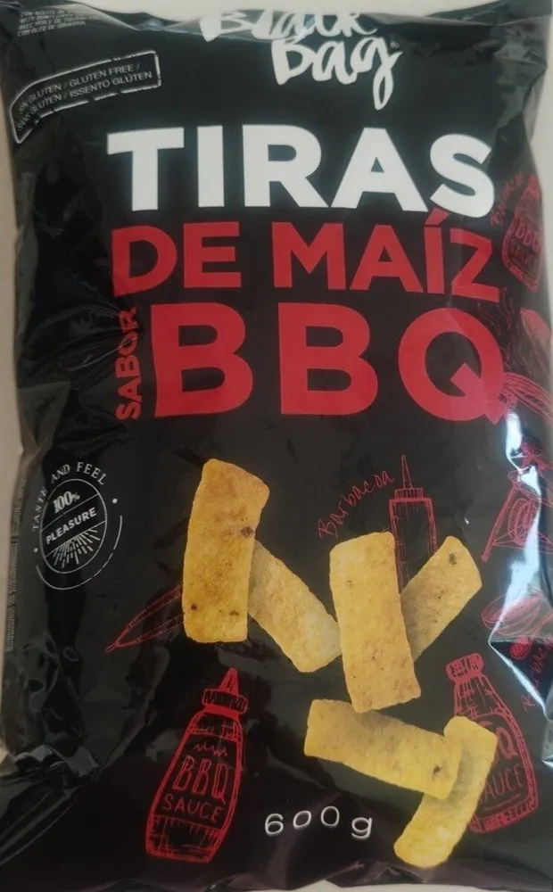 Tiras de maíz sabor bbq