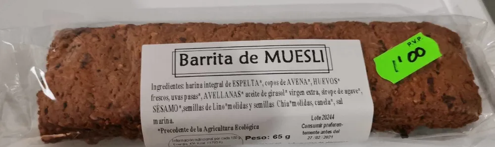 Barrita Muesli