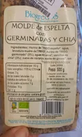 Molde de espelta con germinadas y Chía