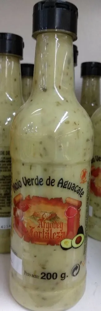 Mojo verde de aguacate