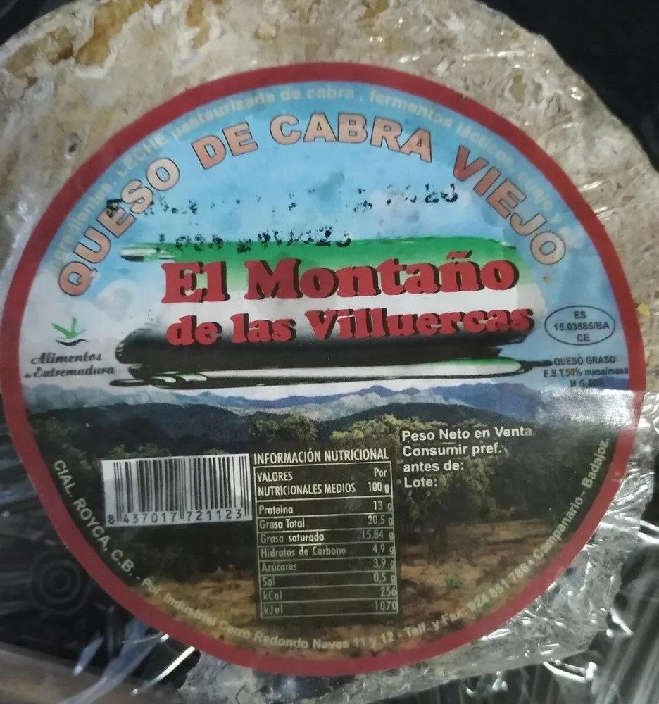 Queso de cabra viejo