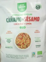 Mezcla de semillas cáñamo & sésamo con maca y limón
