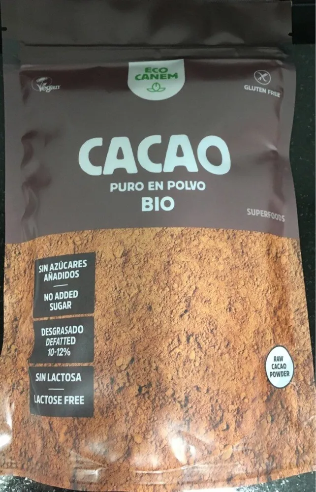 Cacao puro en polvo Bio