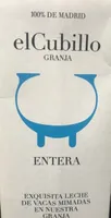 Leche entera el Cubillo