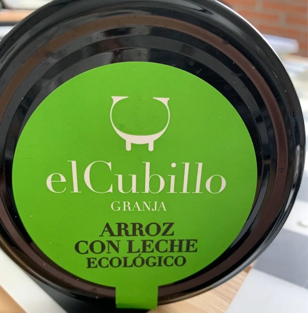 Arroz con leche ecologico