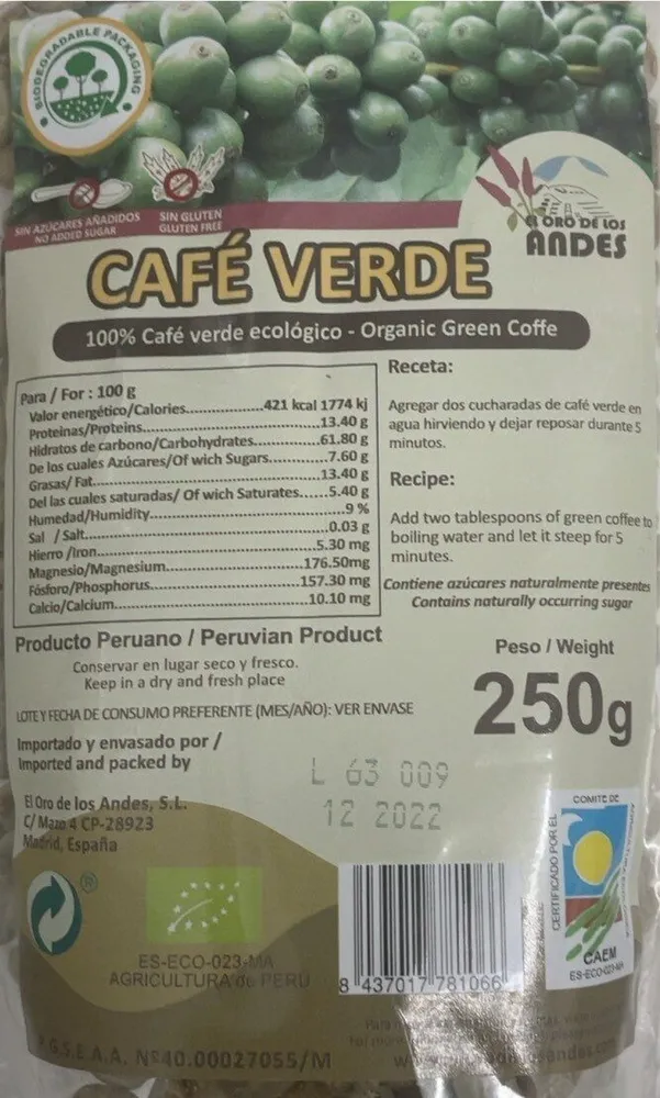 Cafe verde