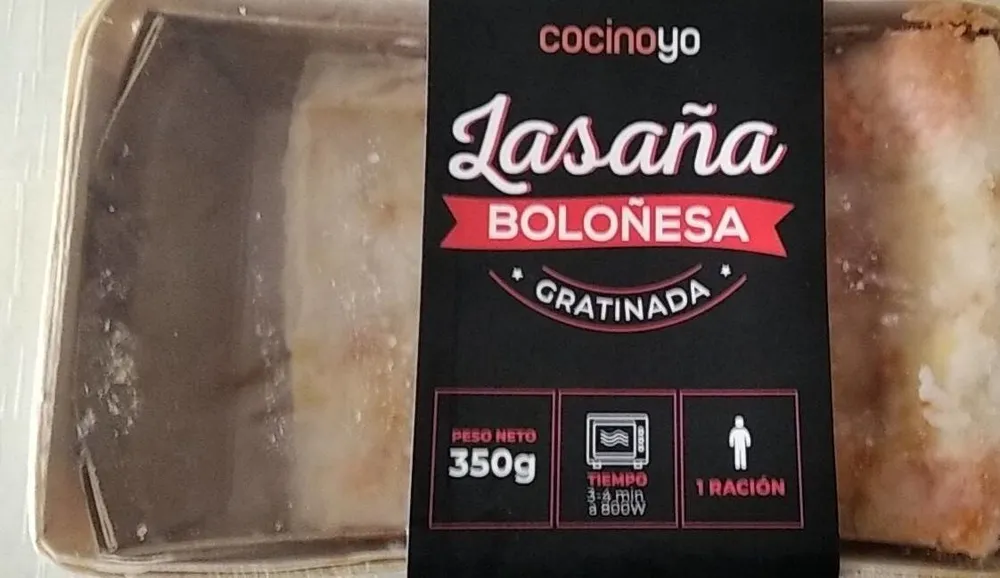 Lasaña boloñesa