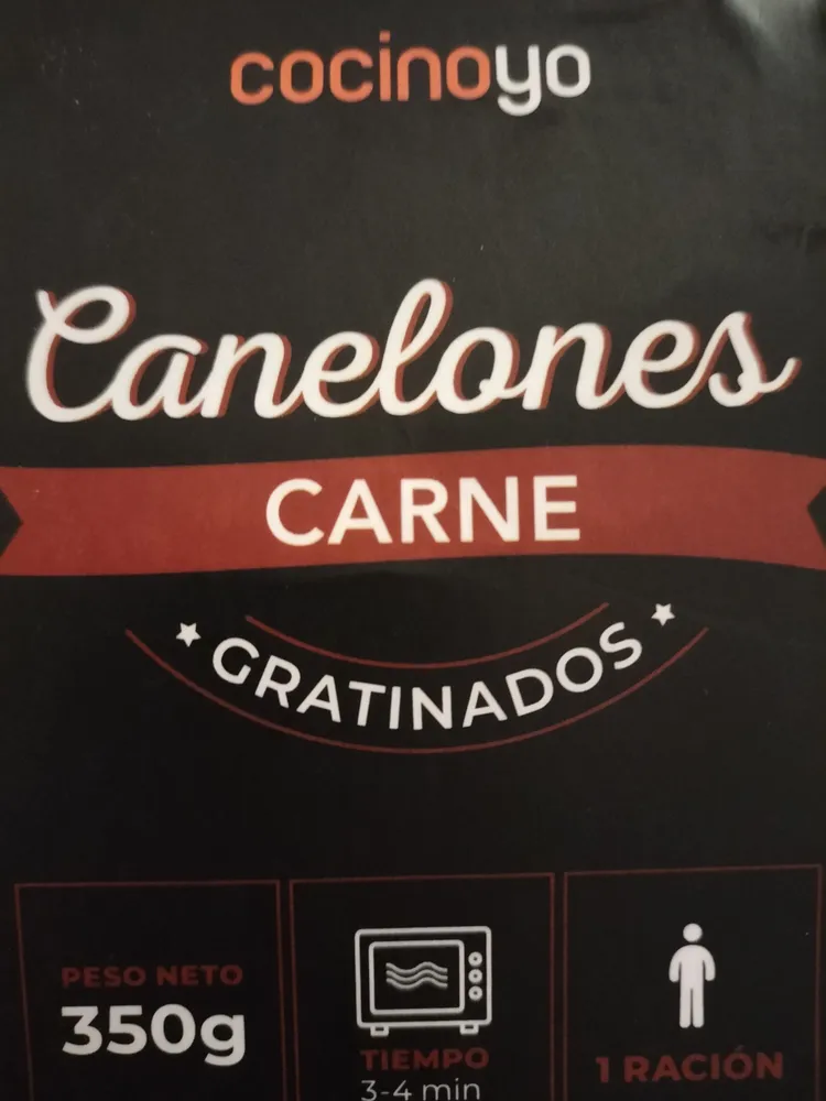 Canelones de carne