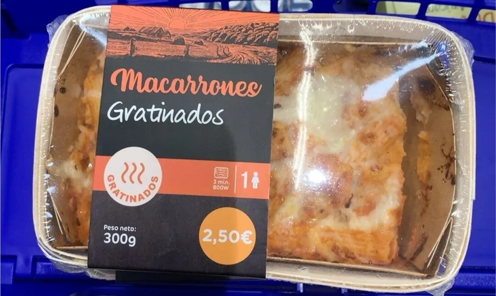 Macarrones gratinados