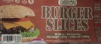 Burger slices