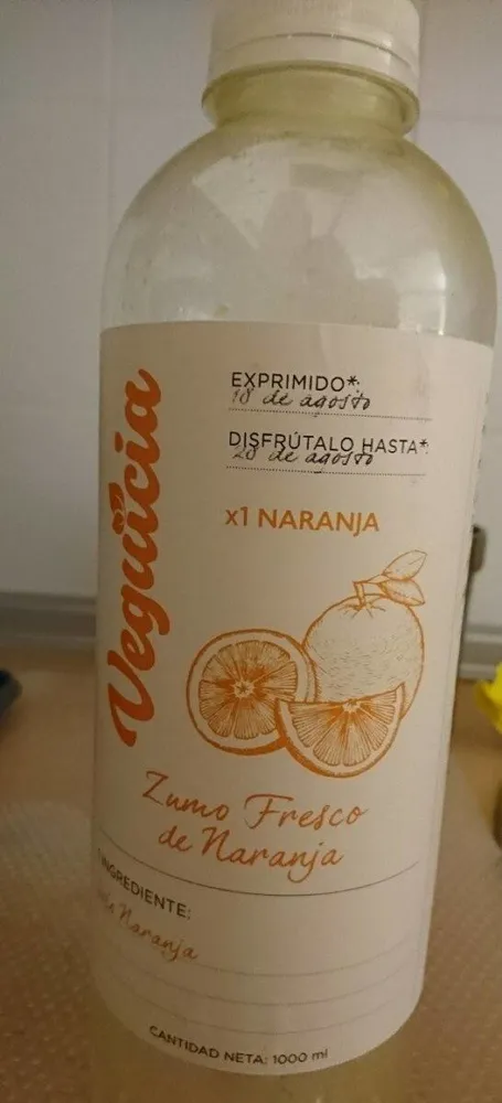 Zumo Fresco de Naranja