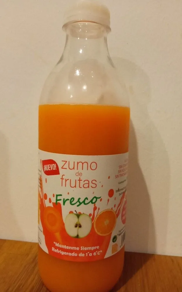 Zumo de frutas fresco