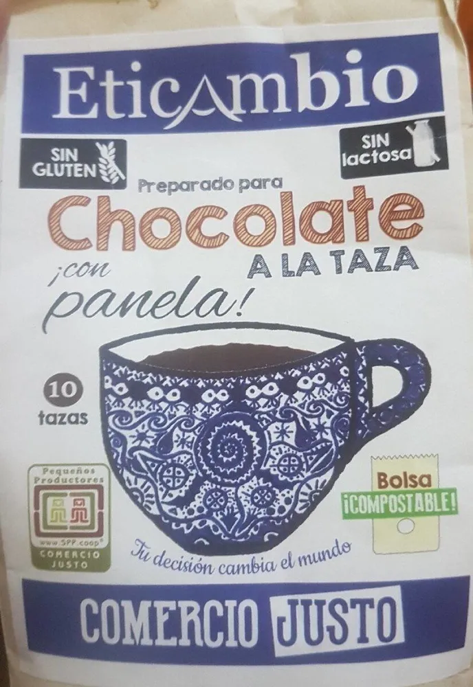 Chocolate a la taza con panela