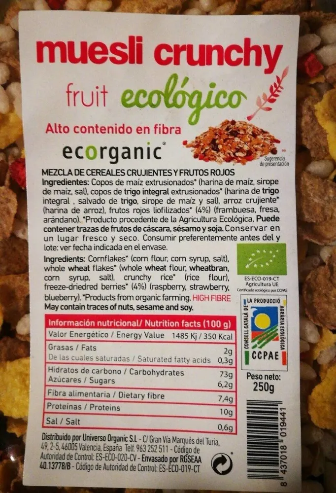 Muesli crunchy