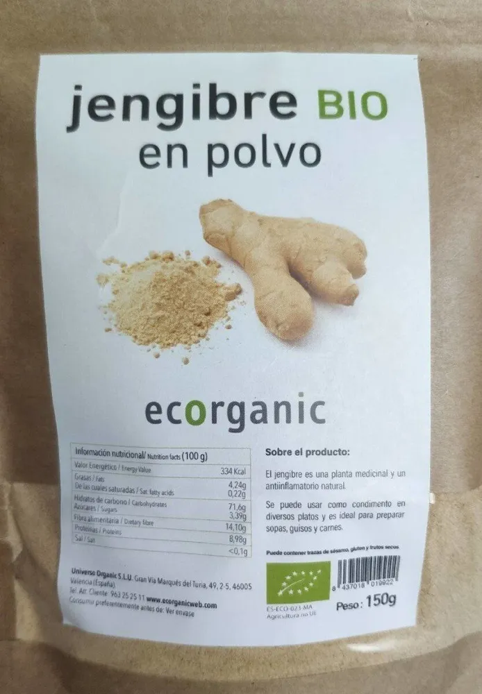 Jengibre Bio en polvo