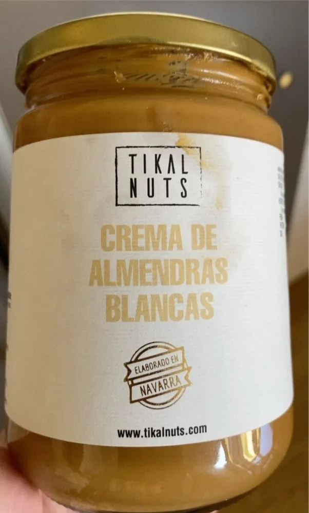 Crema de almendras blancas
