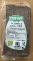 Pan aleman de 3 cereales y linaza