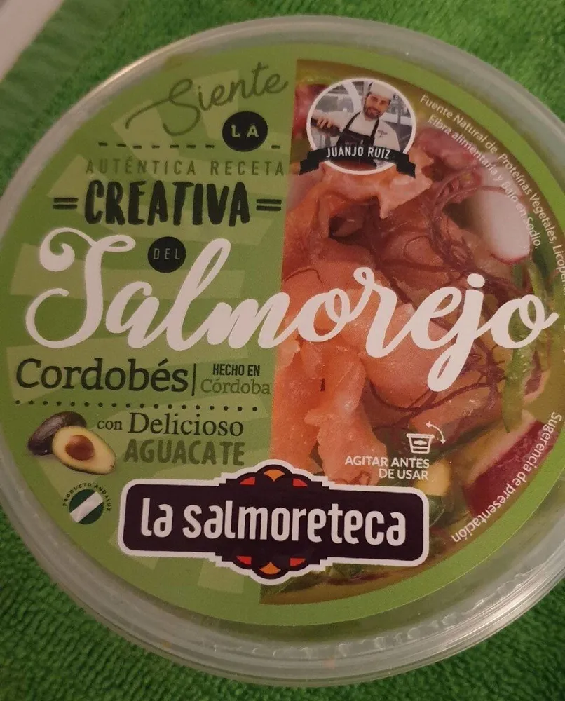 Salmorejo de aguacate