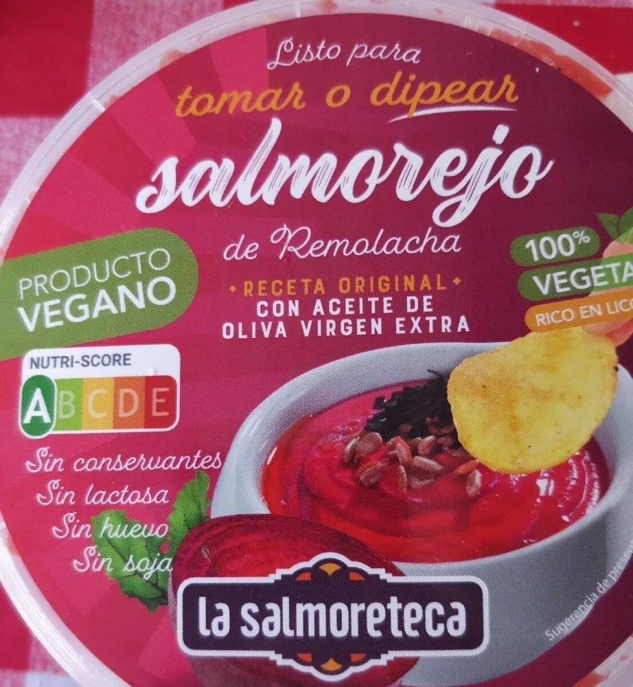 Salmorejo de remolacha