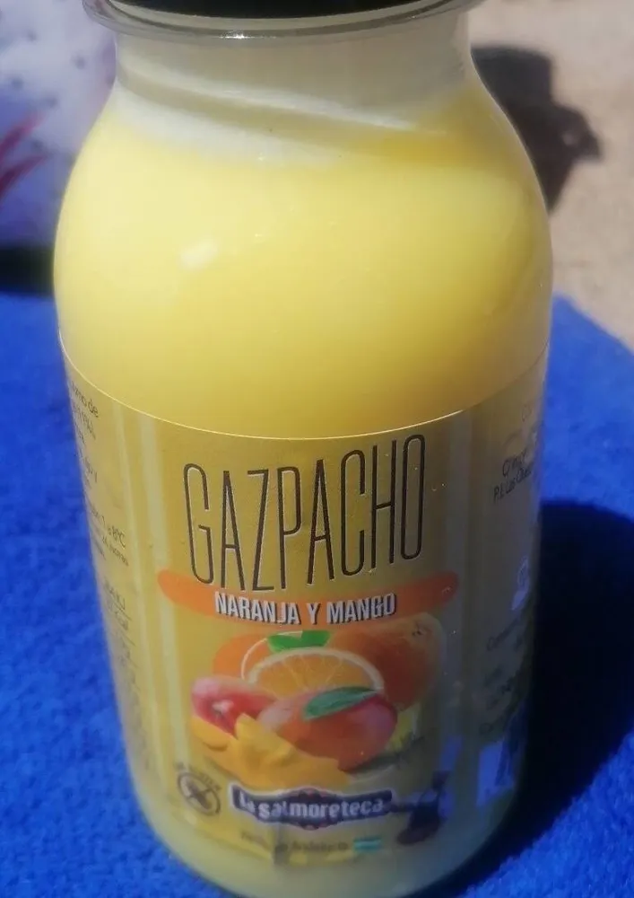 Gazpacho naranja y mango