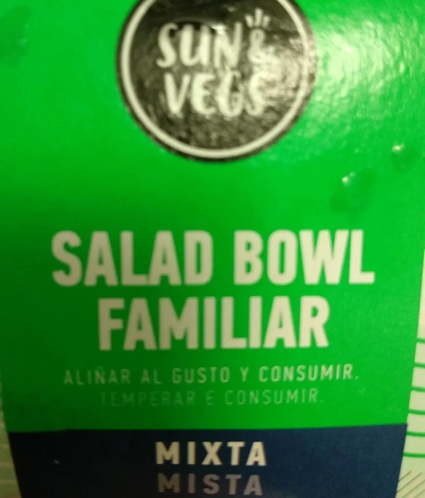 Salad bowl familiar