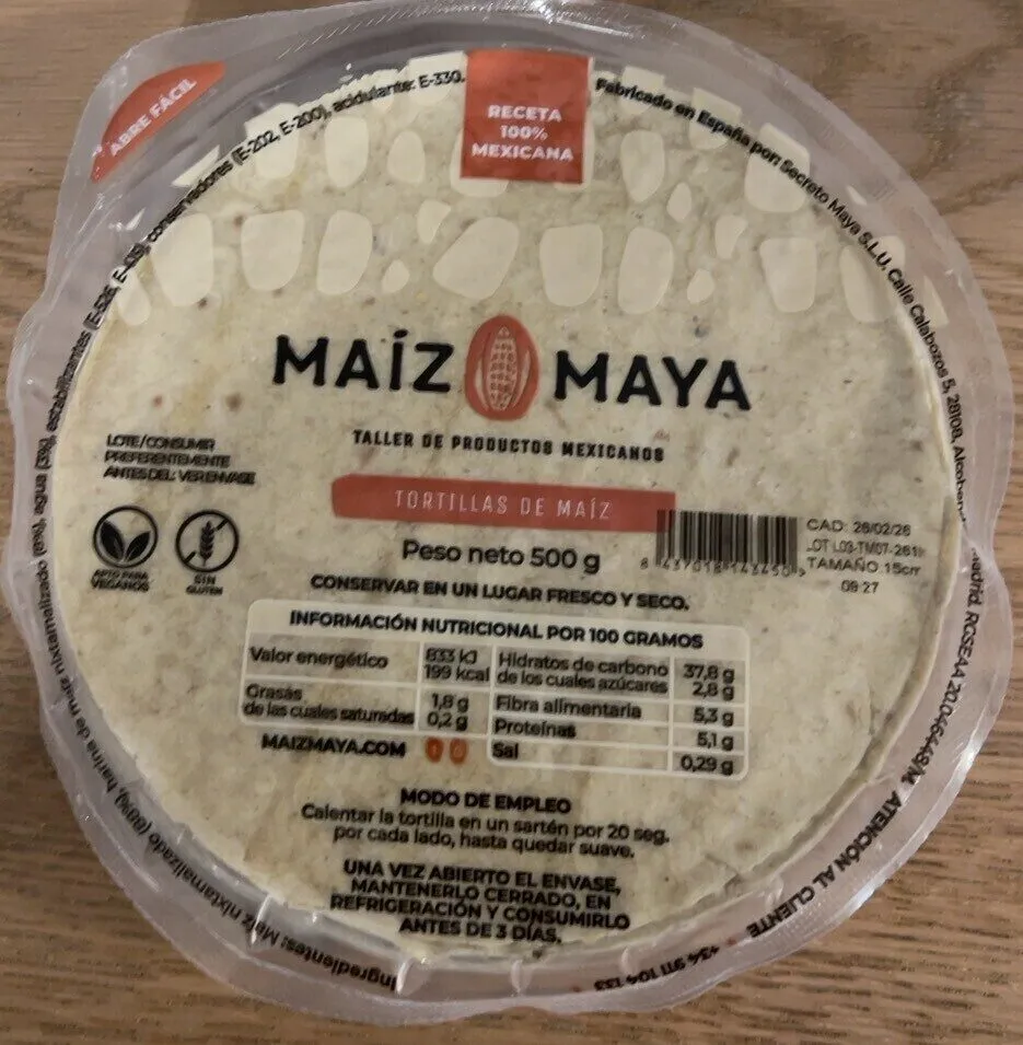 Tortillas de maiz