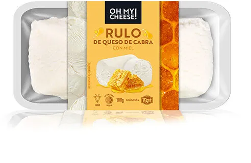 Rulo de queso de cabra con miel