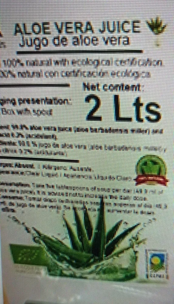 Aloe vera juice
