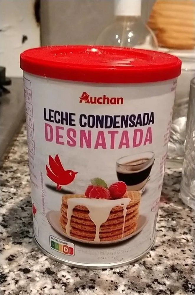 Leche condensada desnatada