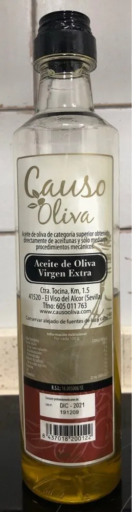 Aceite de oliva virgen extra