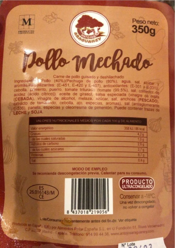 Pollo Mechado