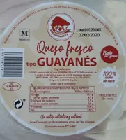 Queso Fresco tipo Guayanés