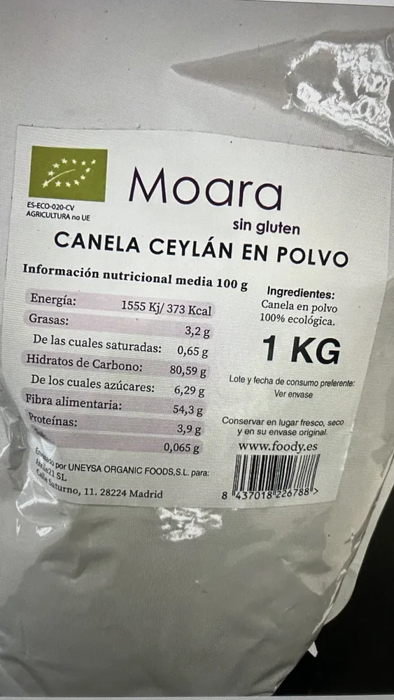 Canela Ceylão em pó