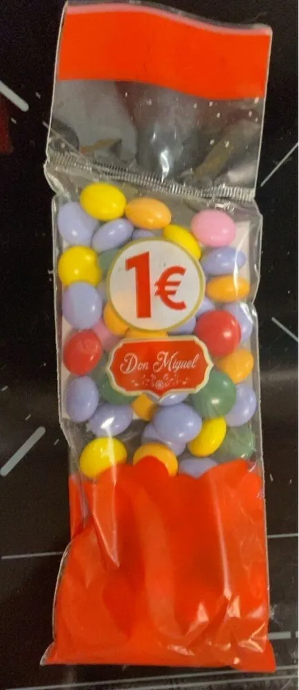 lentejas de chocolate
