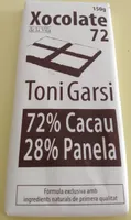 Xocolate 72%cacao 28%panela
