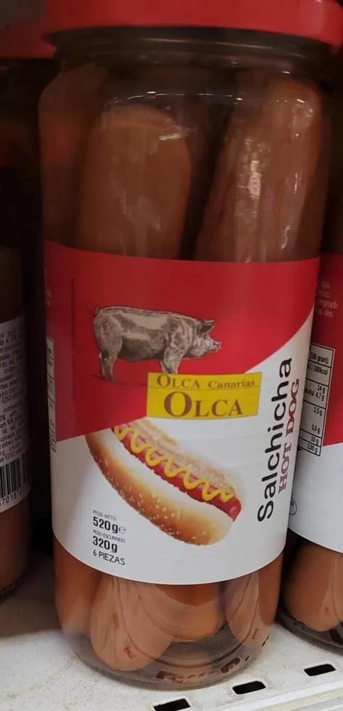 Salchichas hot dog