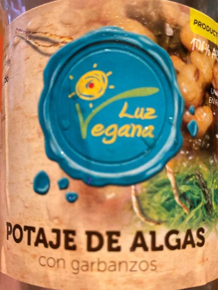 Potaje de algas con garbanzos