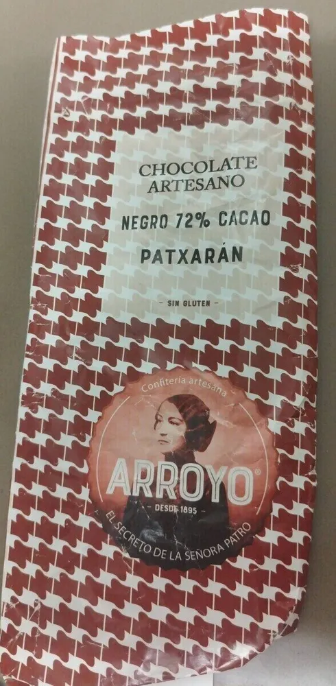 Chocolate artesano negro al pacharan