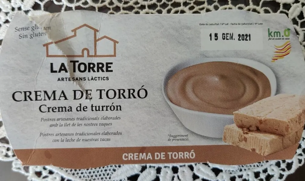 Crema de turrón