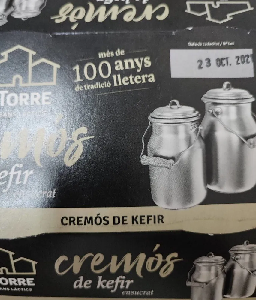 Cremós de kefir ensucrat