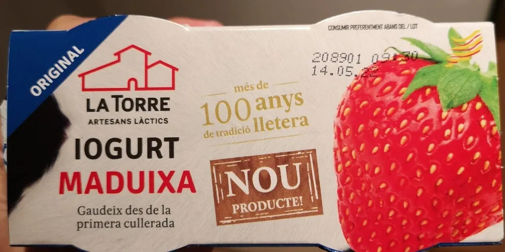 iogurt maduixa