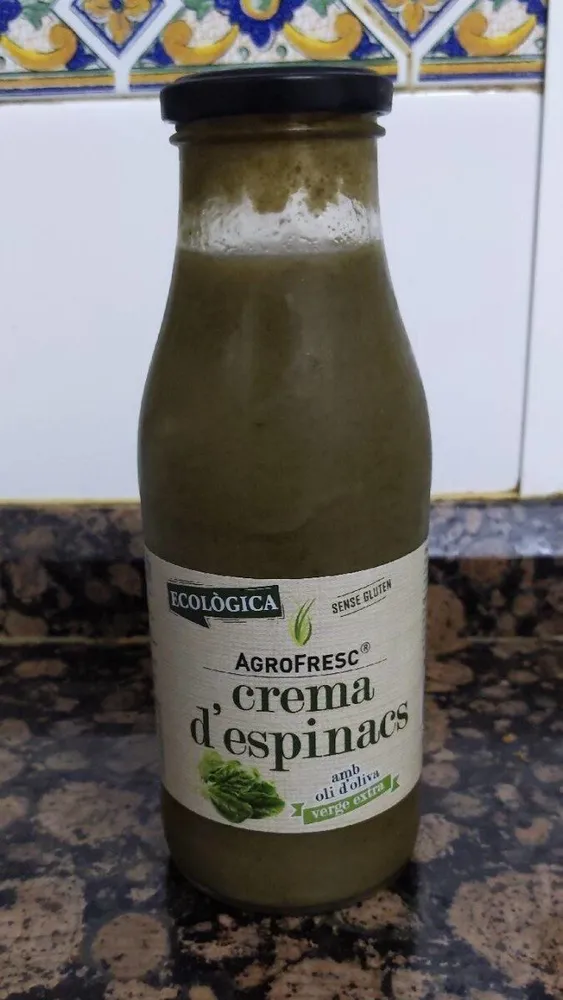 Crema de espinacas