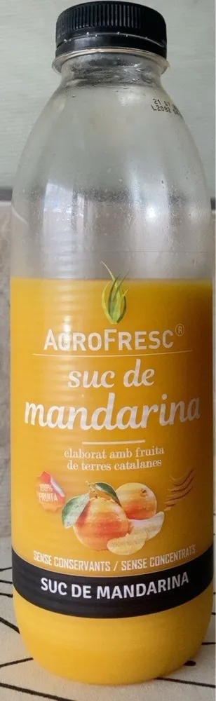 zumo de mandarina